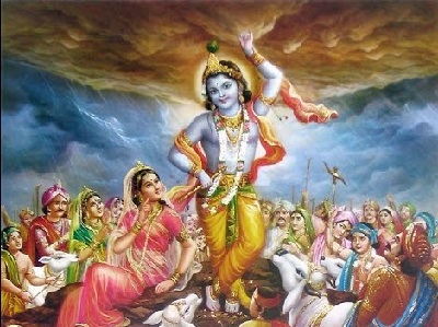 Sapne Me Krishna Ko Govardhan Parvat Uthaye Dekhna सपने में भगवान श्रीकृष्ण को गोवर्धन पर्वत उठाये हुए देखना