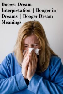 Booger Dream Interpretation | Booger in Dreams | Booger Dream Meanings