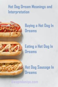 Hot Dog Dream Meanings and Interpretation