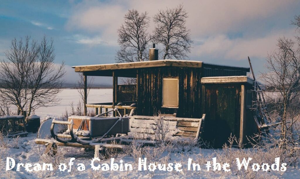 Dream of a Cabin House In the Woods