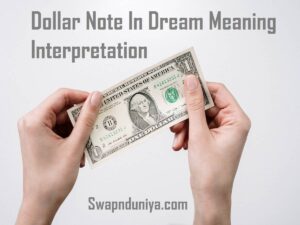 Dollar Note In Dream Meaning Interpretation