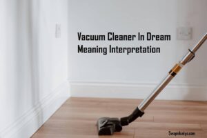 Vacuum Cleaner In Dream Meaning Interpretation