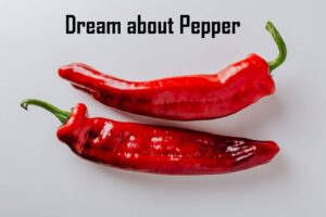 Pepper In Dream Meaning Interpretation