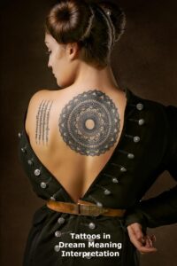 Tattoos in Dream Meaning Interpretation